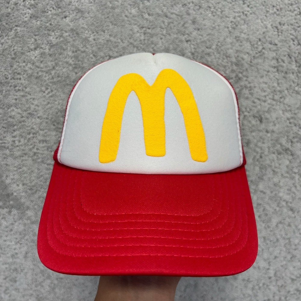 Otto Cactus Plant Flea Market x McDonalds Trucker Hat Red White Mesh Snapback